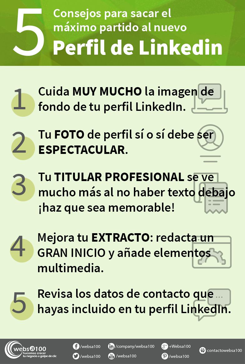 5 consejos para aprovechar el nuevo-perfil-linkedin