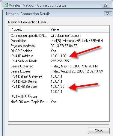 vérification de la connexion internet sur windows